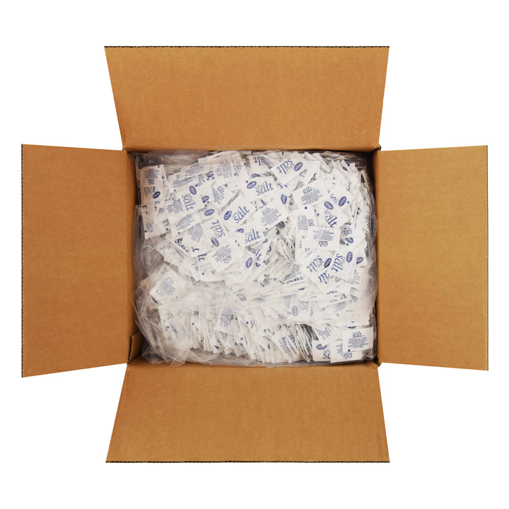 N'joy Iodized Salt Packets-0.5 Gram-1000/Box-6/Case