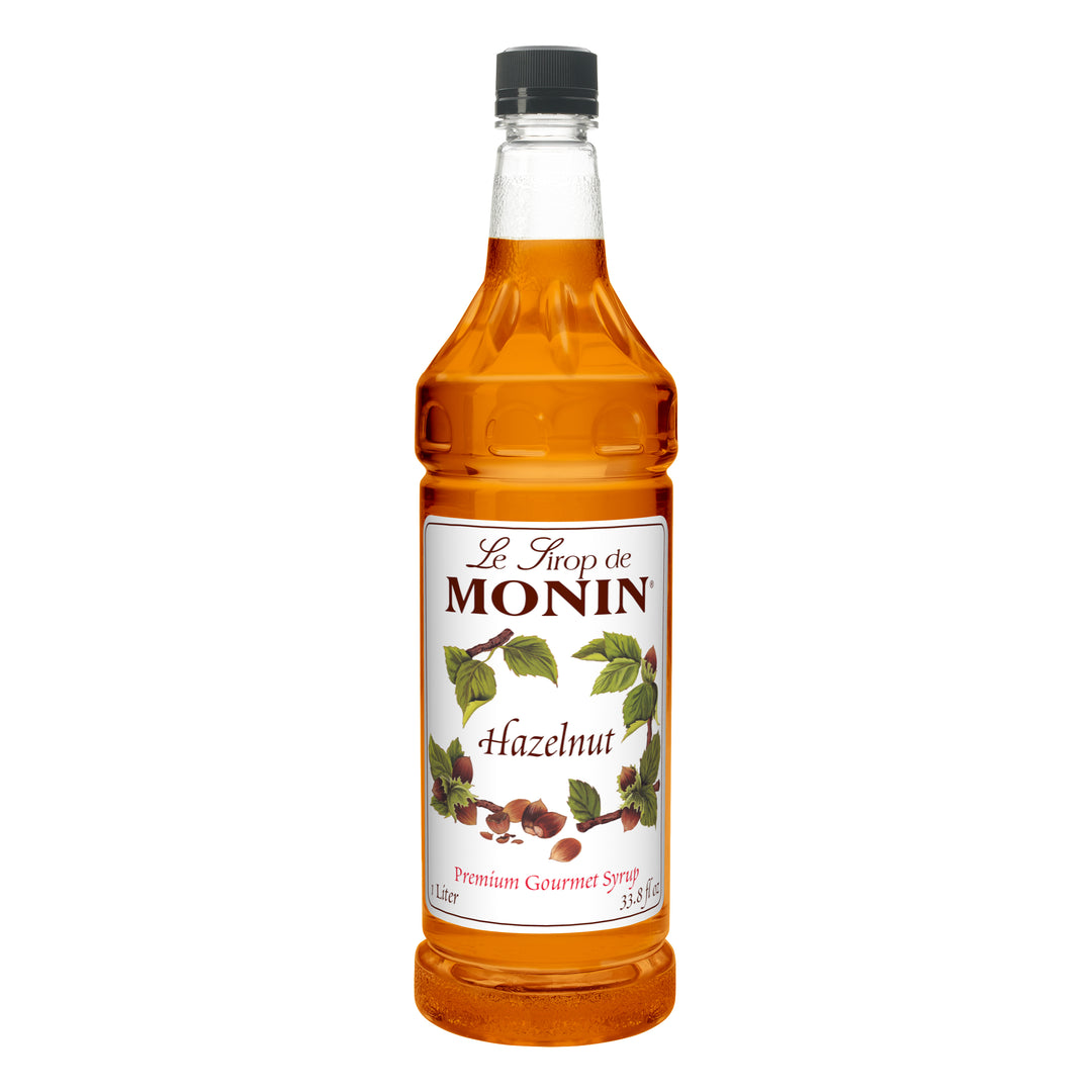 Monin Hazelnut Flavor Syrup-1 Liter-4/Case