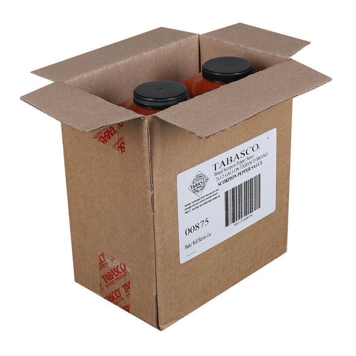 Tabasco Scorpion Sauce Hot Sauce Bulk-0.5 Gallon-2/Case