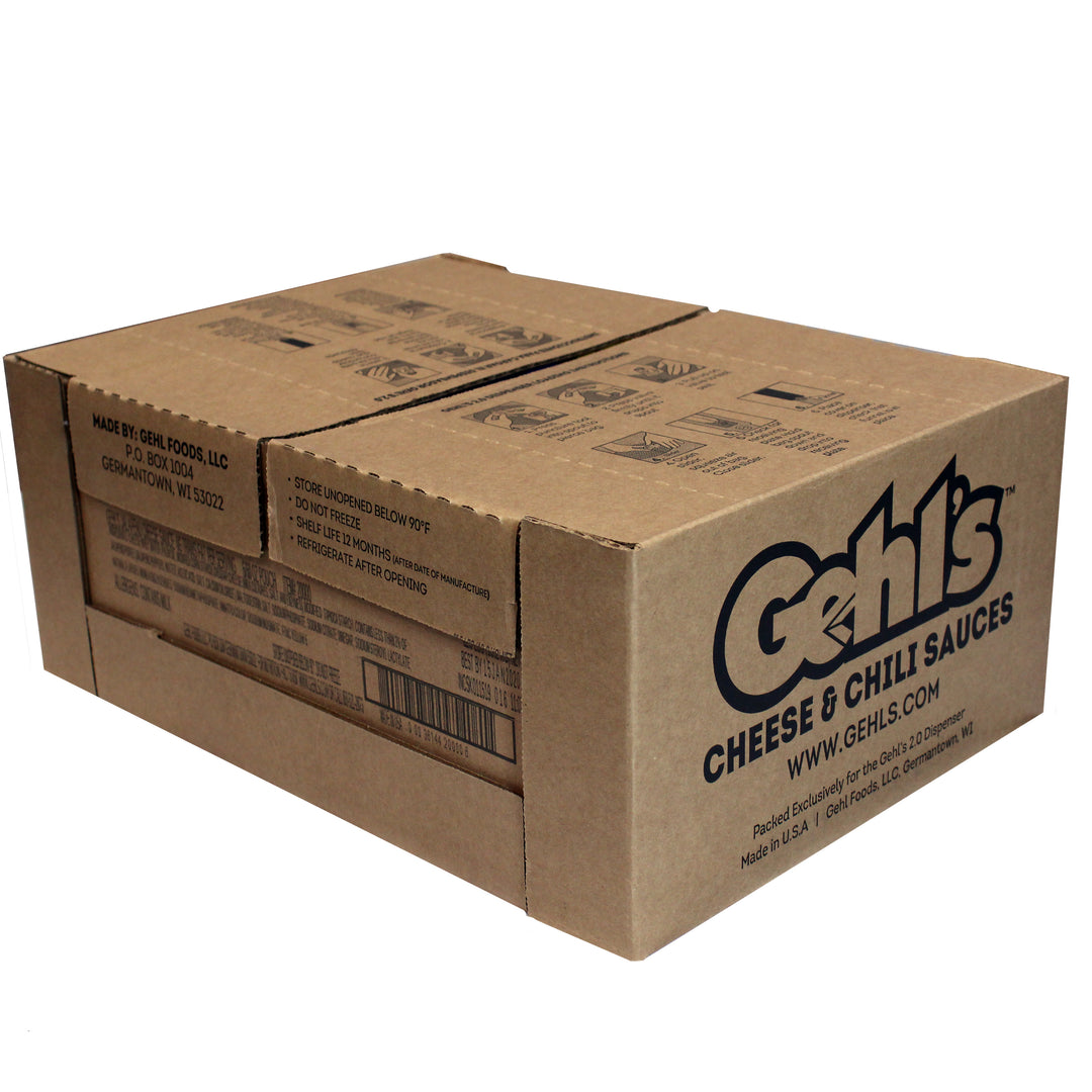 Gehl's Cheddar Sauce With Valves-60 oz.-1/Box-6/Case