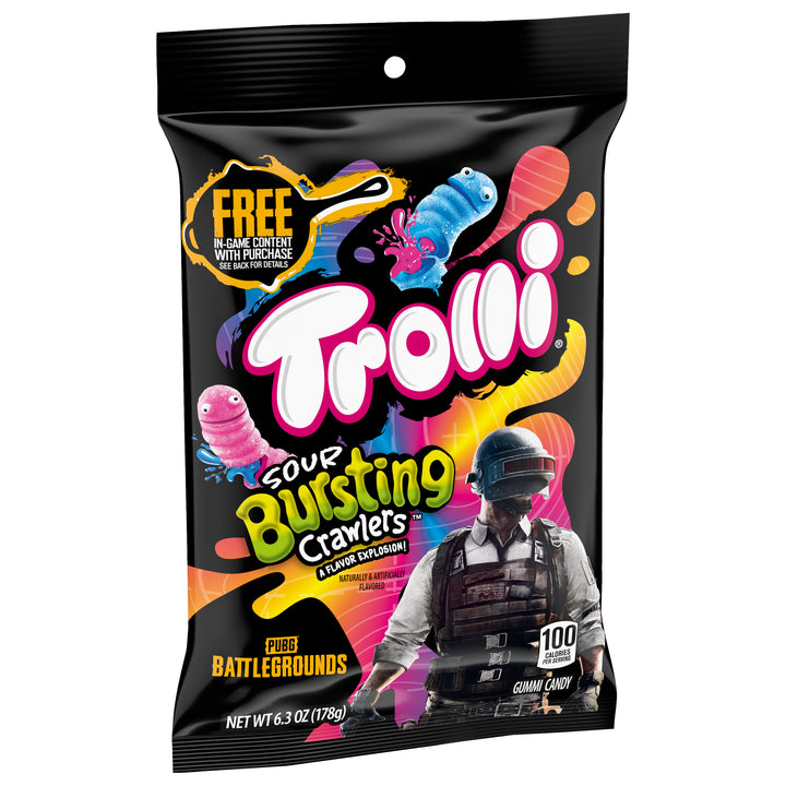 Trolli Bursting Sour Brite Crawlers-6.3 oz.-8/Case