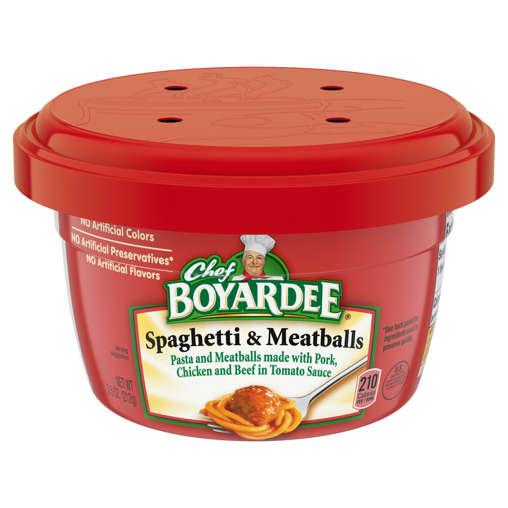 Chef Boyardee Chef Boyardee Microwave Spaghetti With Meatball-7.5 oz.-12/Case