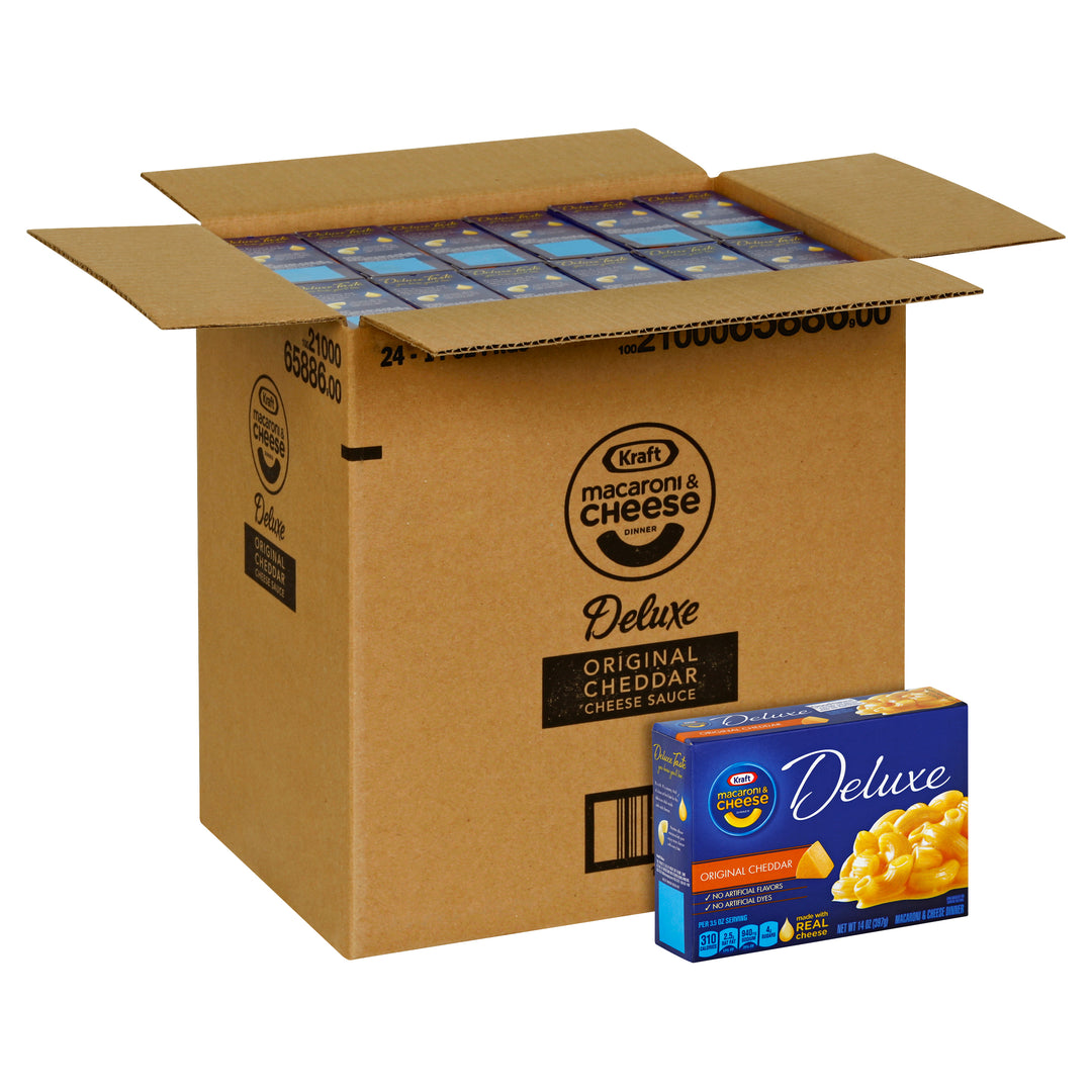 Kraft Entree Deluxe Macaroni & Cheese Dinner-14 oz.-24/Case