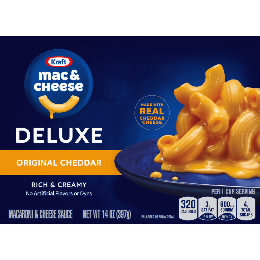 Kraft Entree Deluxe Macaroni & Cheese Dinner-14 oz.-24/Case