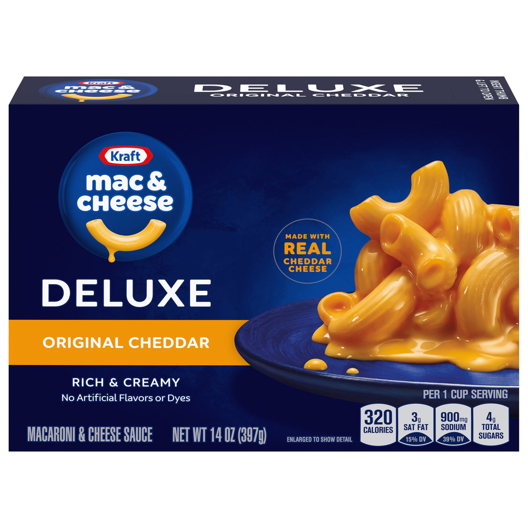 Kraft Entree Deluxe Macaroni & Cheese Dinner-14 oz.-24/Case