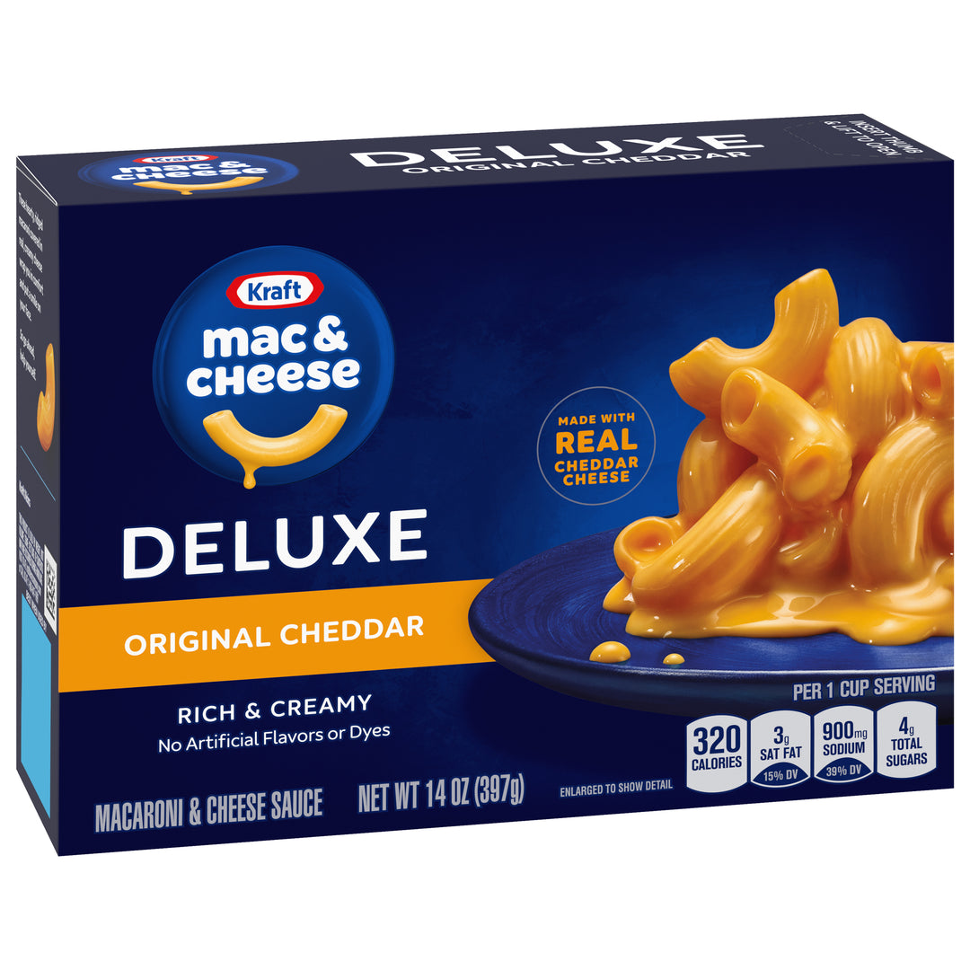 Kraft Entree Deluxe Macaroni & Cheese Dinner-14 oz.-24/Case