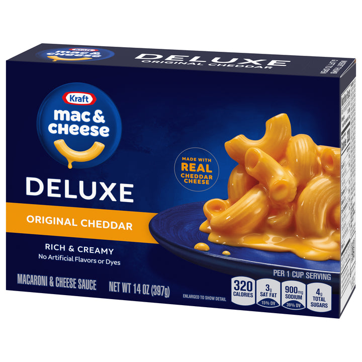 Kraft Entree Deluxe Macaroni & Cheese Dinner-14 oz.-24/Case