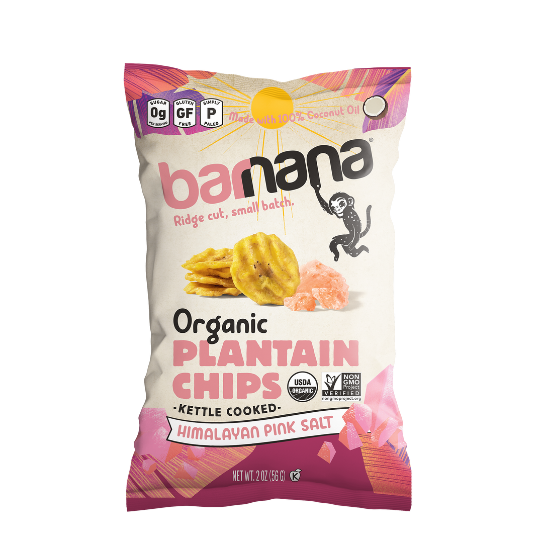 Barnana Himalayan Pink Sea Salt Plantain Chips-56 Gram-6/Case