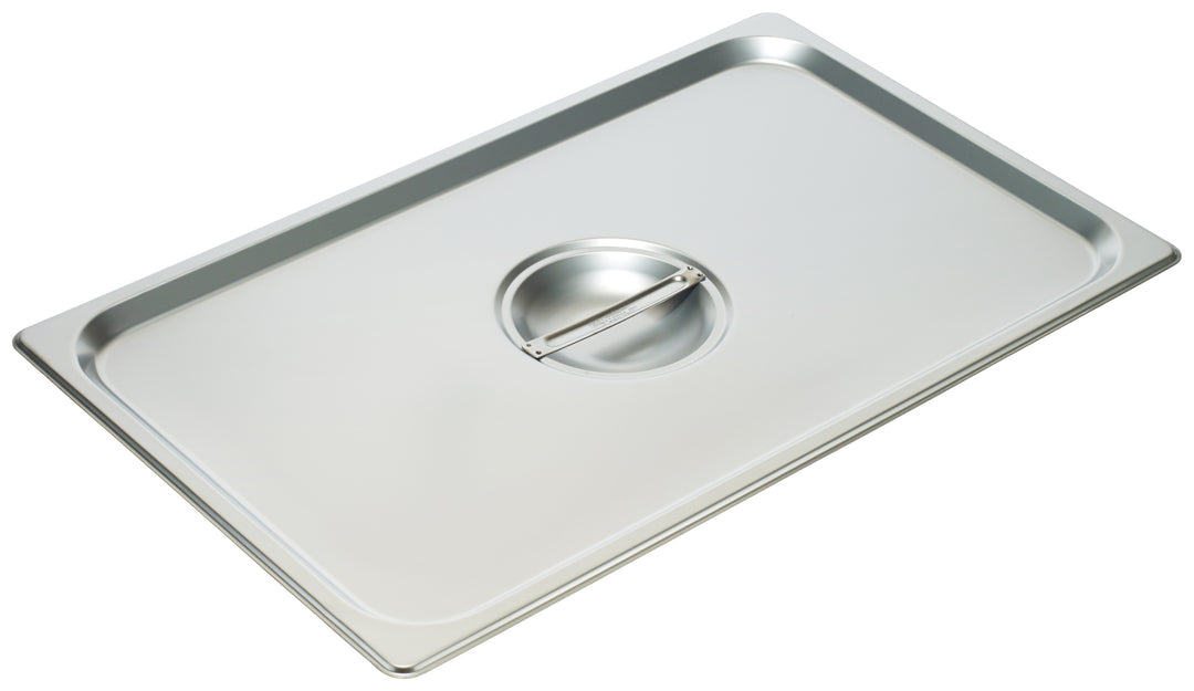 Winco Full Size Stainless Steel Steam Table Pan Cover-1 Each