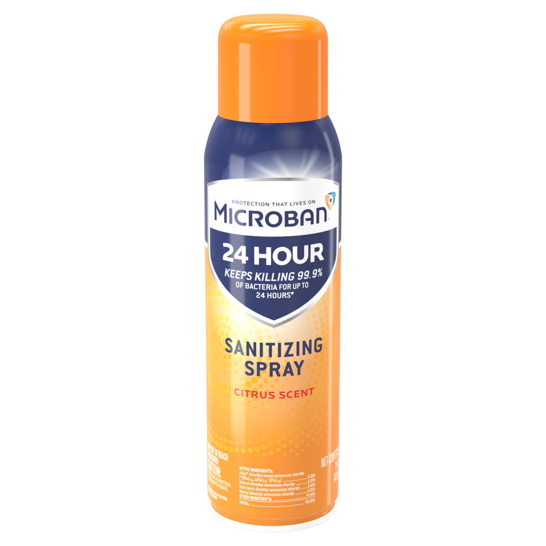 Microban Aerosol Spray Citrus-15 oz.-6/Case