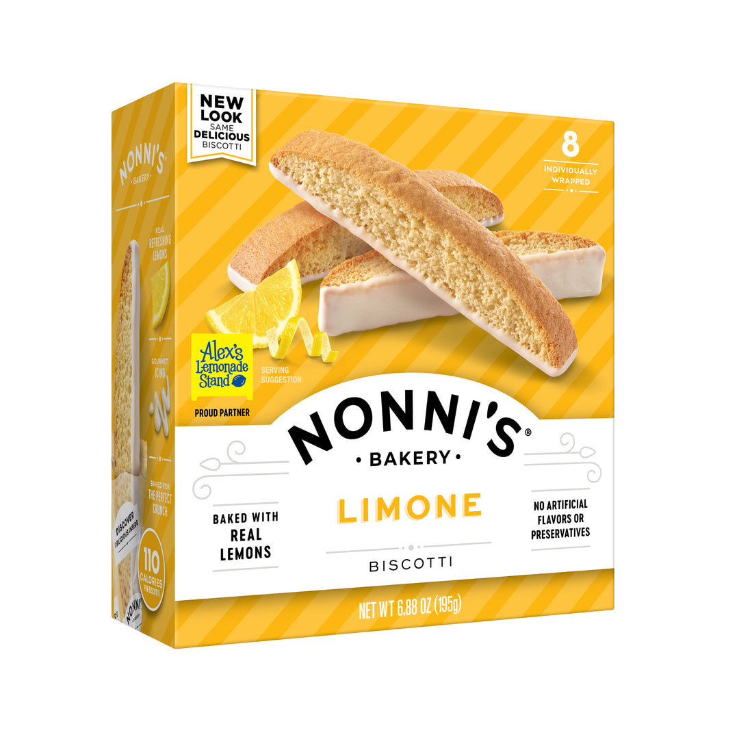 Nonni's Limone Biscotti 6/6.88 Oz.