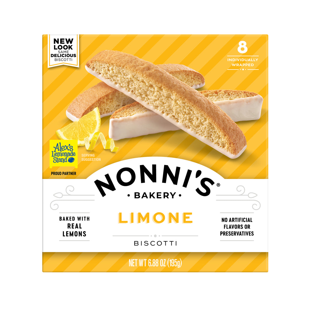 Nonni's Limone Biscotti 6/6.88 Oz.