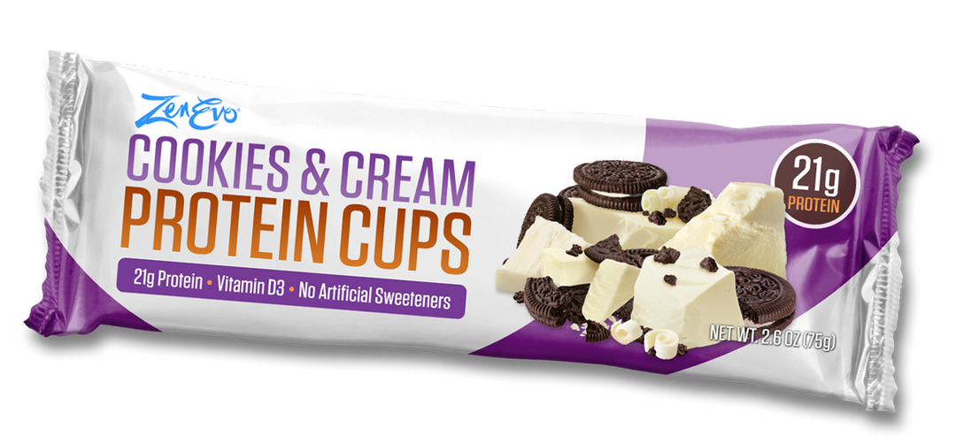 Zenevo Cookies And Cream Protein Cup Case-2.6 oz.-12/Box-12/Case