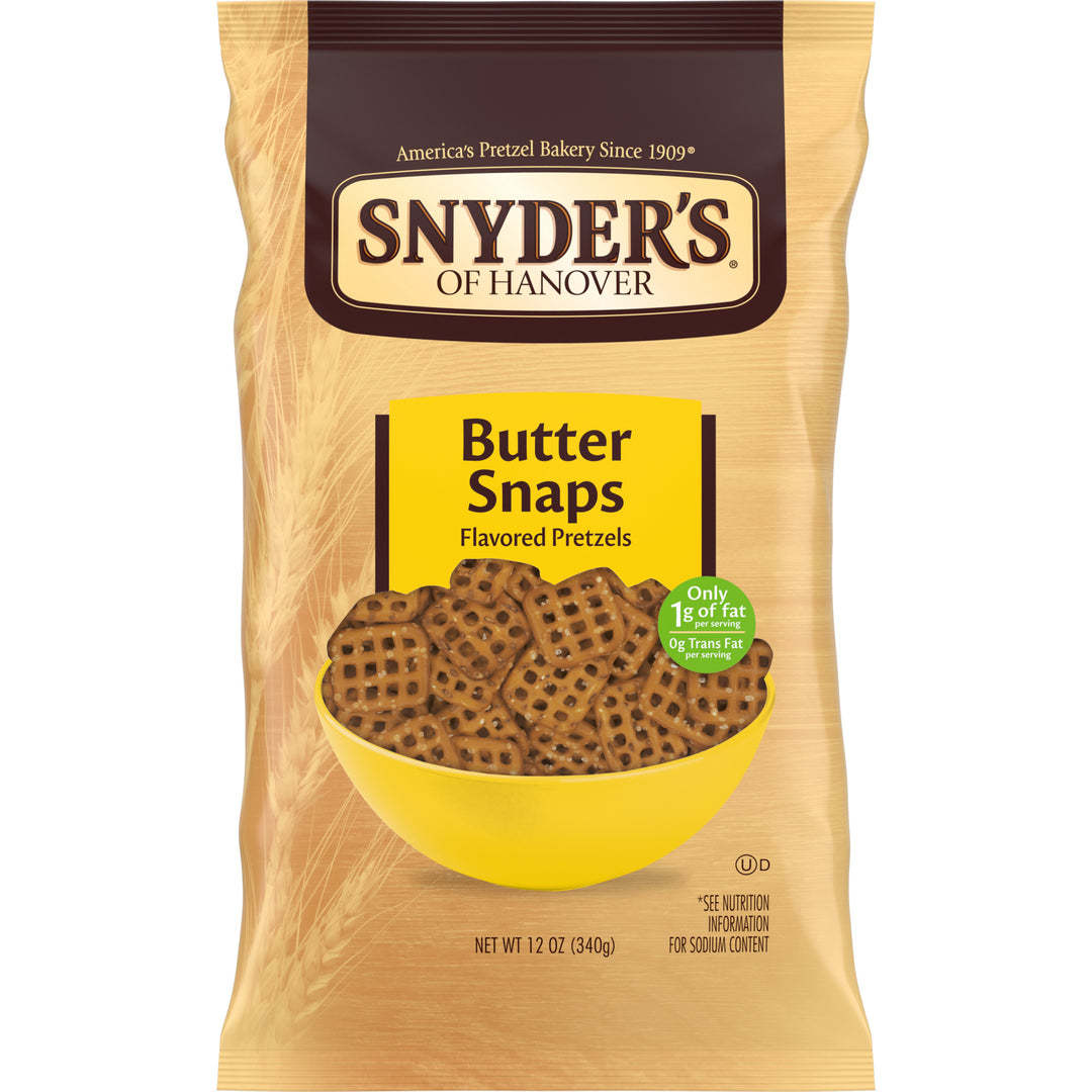 Snyder's Of Hanover Butter Snap Pretzels-12 oz.-12/Case