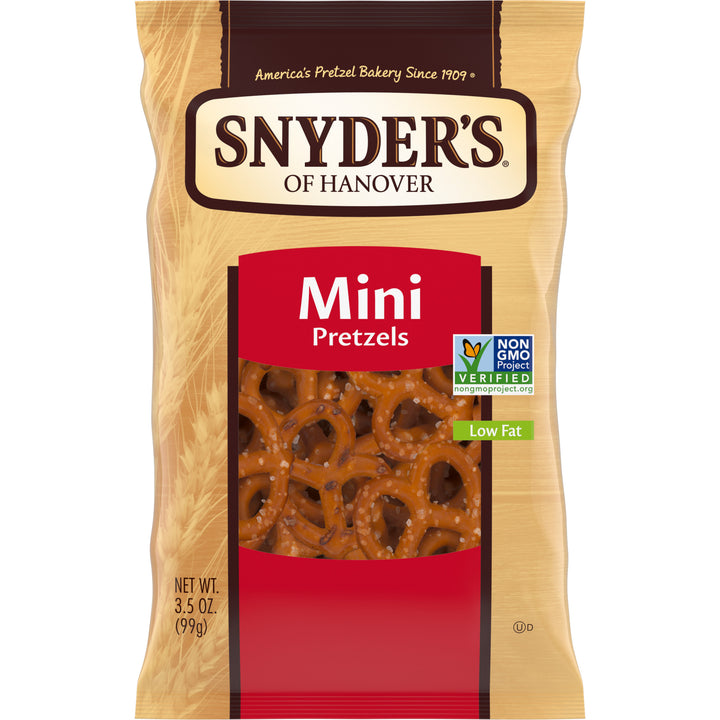 Snyder's Of Hanover Mini Pretzels-3.5 oz.-8/Case