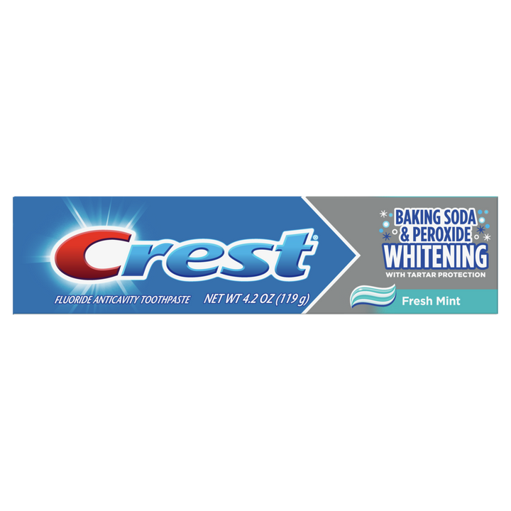 Crest Toothpaste Cavity & Tartar Protection Baking Soda & Peroxide-4.2 oz.-12/Box-2/Case