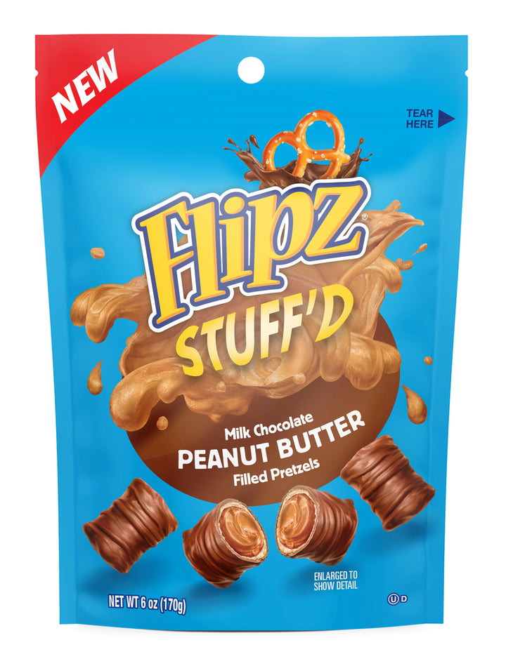 Flipz Peanut Butter Stuffed Pouch-6 oz.-8/Case