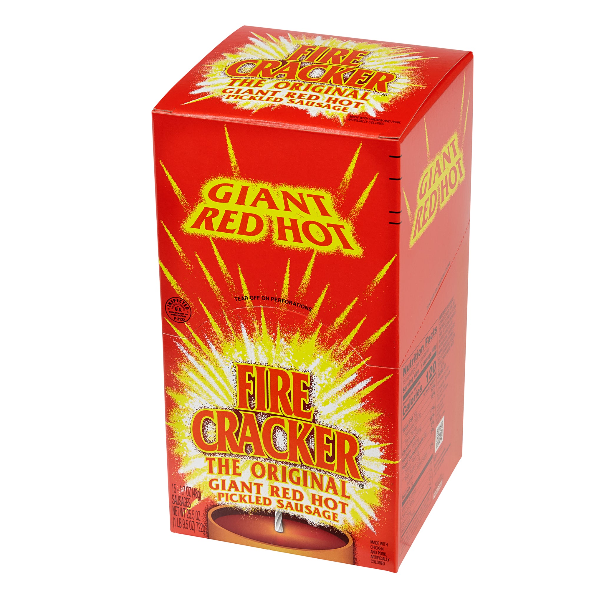 Penrose Pickled Sausage Firecracker Giant-1.7 oz.-15/Box-6/Case