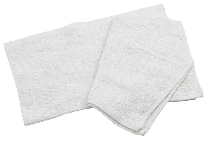 Winco Cotton Bar Towel-16" X 19"-White-1 Dozen-1/Case