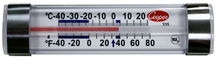 Cooper Horizontal Refrigerated Freezer Thermometer-1 Each