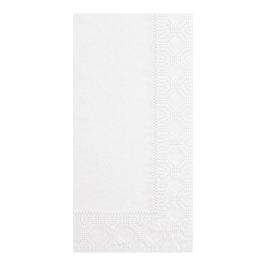 Hoffmaster 17 Inch X 17 Inch 3 Ply 1/8 Fold Regal Embossed White Paper Dinner Napkin-100 Each-20/Case