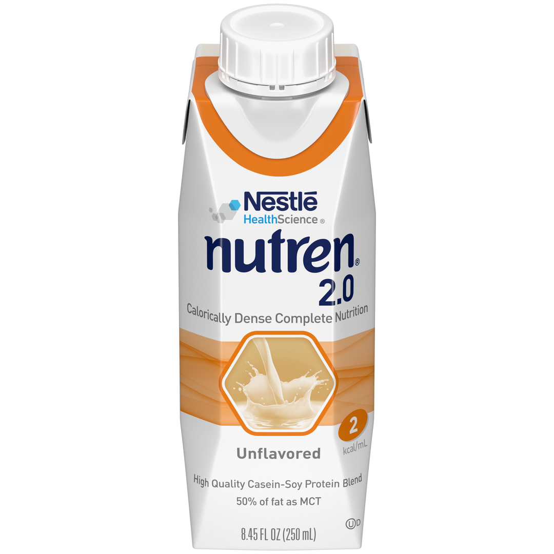 Nestle Nutren 2.0 Malnutrition Rtd Calorically Dense Liquid Formula-8.45 fl oz.-24/Case