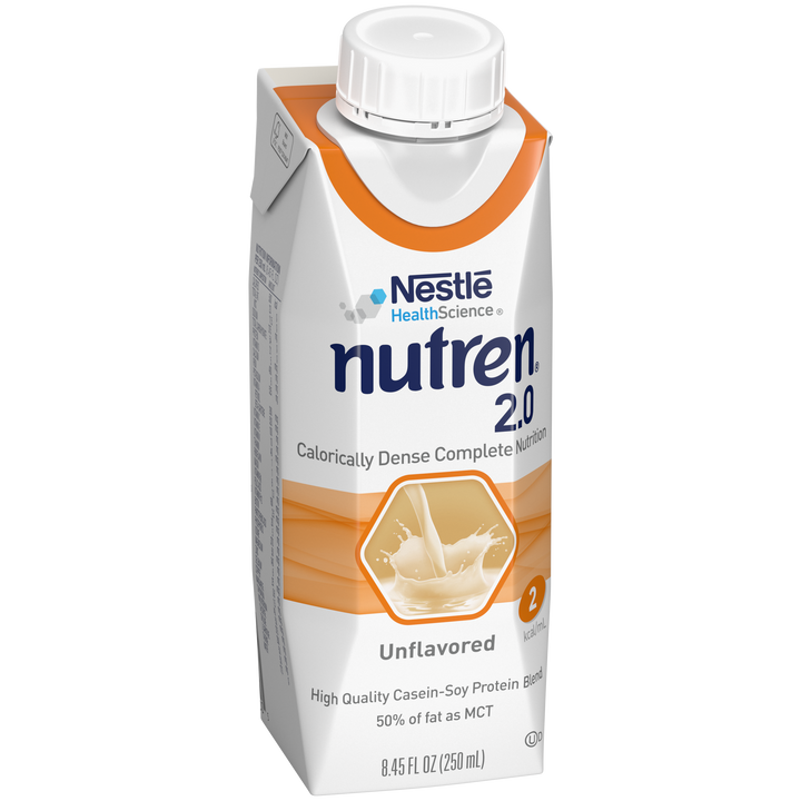 Nestle Nutren 2.0 Malnutrition Rtd Calorically Dense Liquid Formula-8.45 fl oz.-24/Case