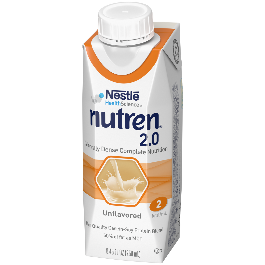 Nestle Nutren 2.0 Malnutrition Rtd Calorically Dense Liquid Formula-8.45 fl oz.-24/Case