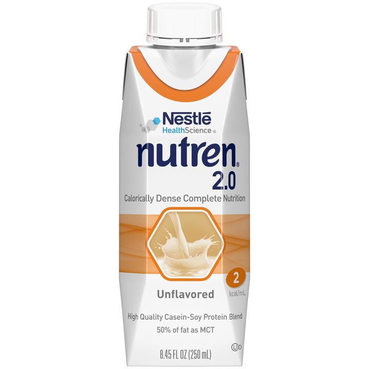 Nestle Nutren 2.0 Malnutrition Rtd Calorically Dense Liquid Formula-8.45 fl oz.-24/Case