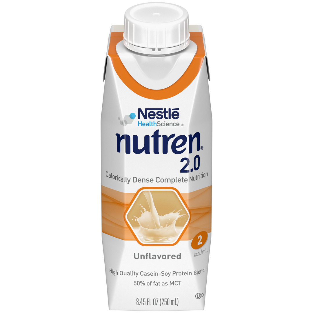 Nestle Nutren 2.0 Malnutrition Rtd Calorically Dense Liquid Formula-8.45 fl oz.-24/Case