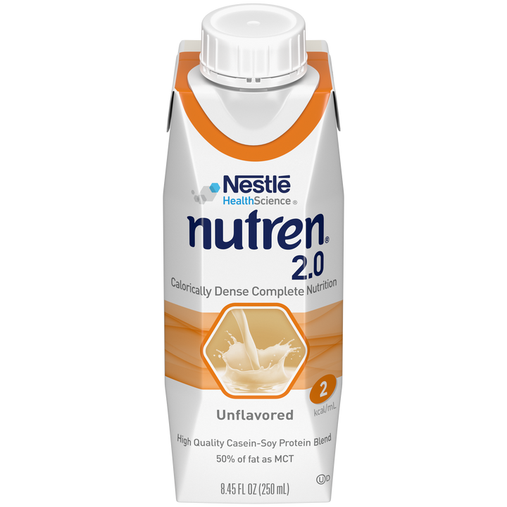 Nestle Nutren 2.0 Malnutrition Rtd Calorically Dense Liquid Formula-8.45 fl oz.-24/Case