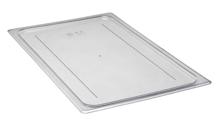 Cambro Camwear 12.75 Inch X 20.875 Inch Full Size Clear Flat Lid Cover-1 Each