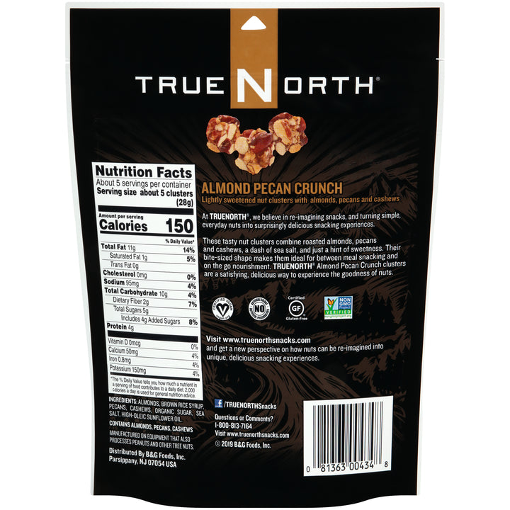 True North Almond Pecan Crunch Pouch-5 oz.-6/Case