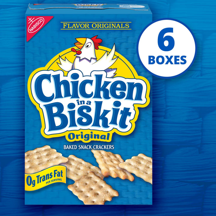 Chicken In A Biskit Crackers-7.5 oz.-6/Case