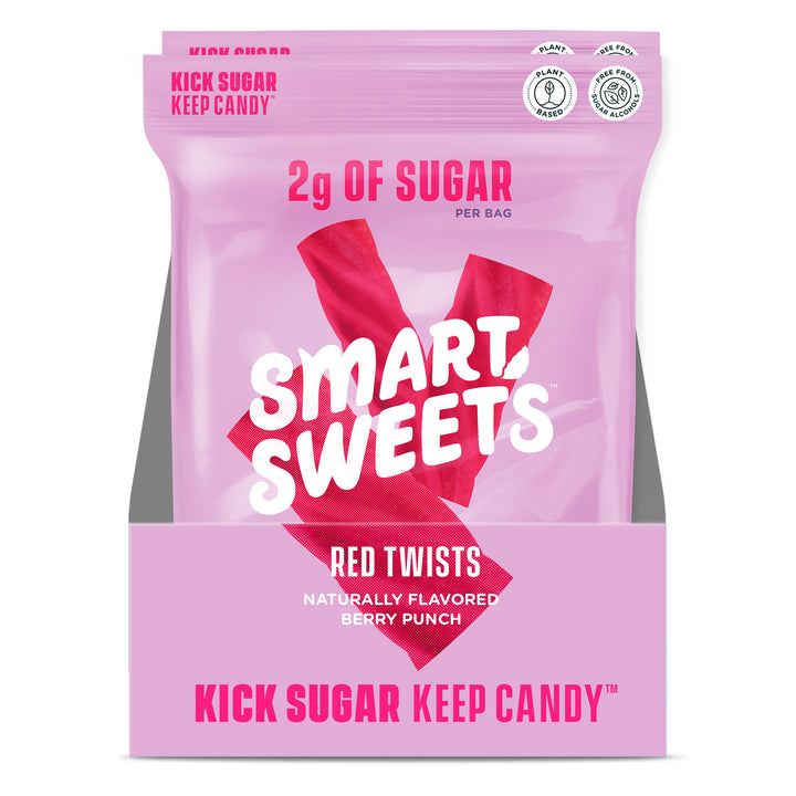 Smartsweets Red Twists-1.8 oz.-12/Box-6/Case