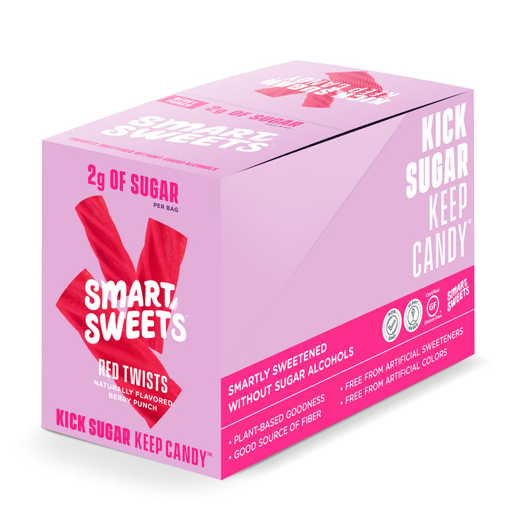 Smartsweets Red Twists-1.8 oz.-12/Box-6/Case