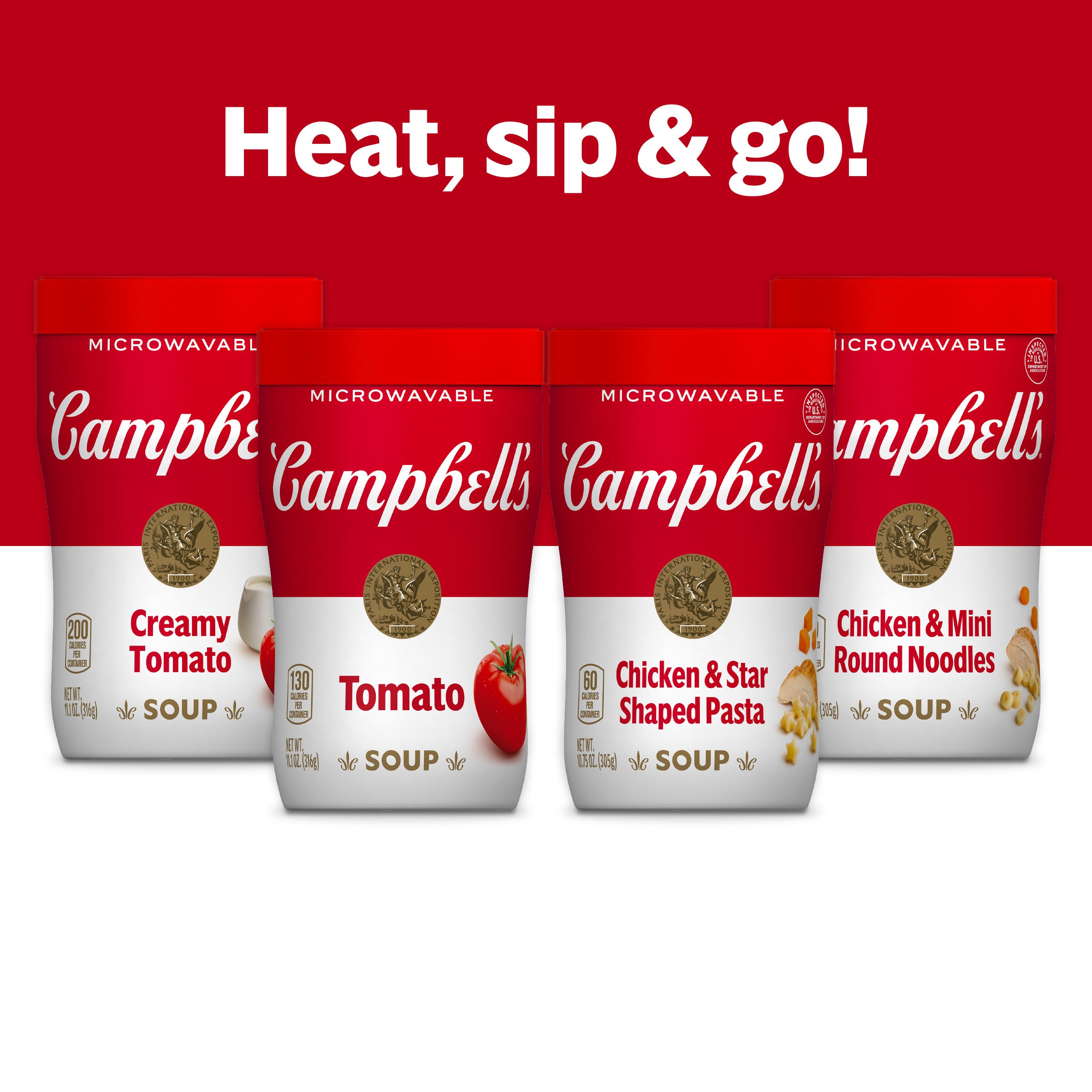 Campbell's Soup On The Go Chicken And Mini Noodles-10.75 oz.-8