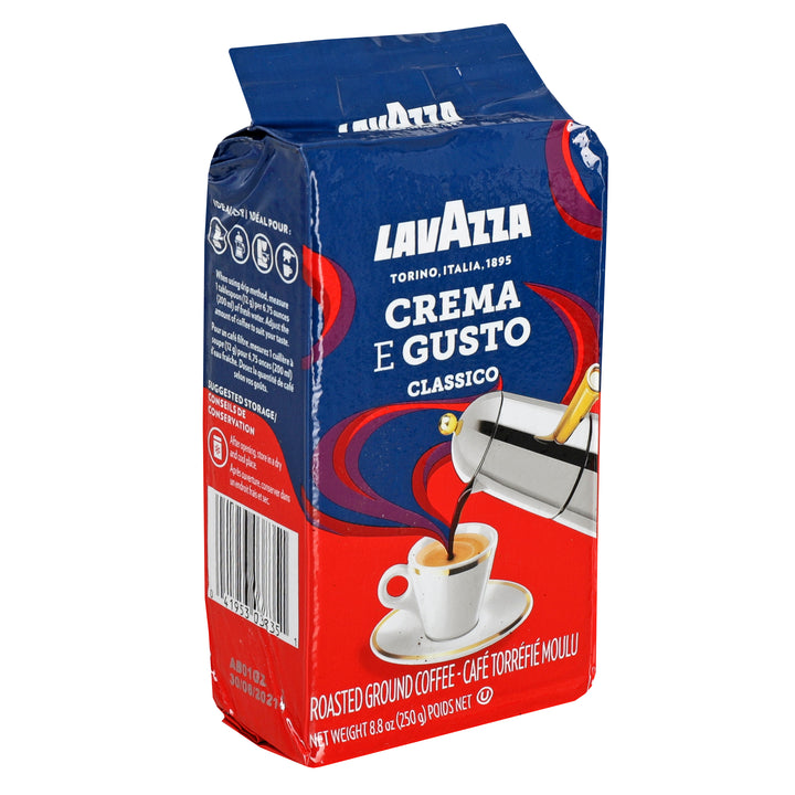 Lavazza Coffee Ground Crema E Gusto-8.8 oz.-20/Case