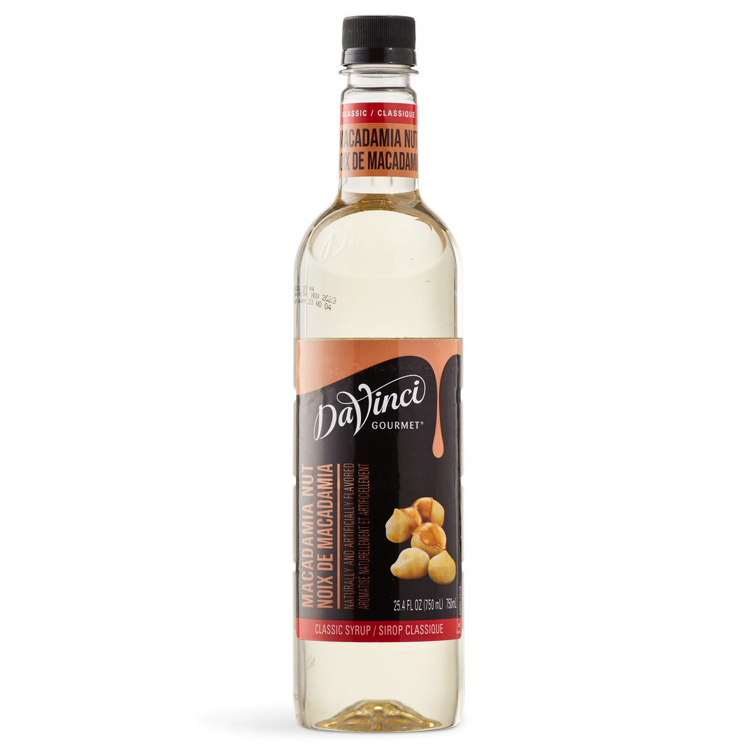 Davinci Gourmet Gourmet Macadamia Syrup-750 Milliliter-4/Case
