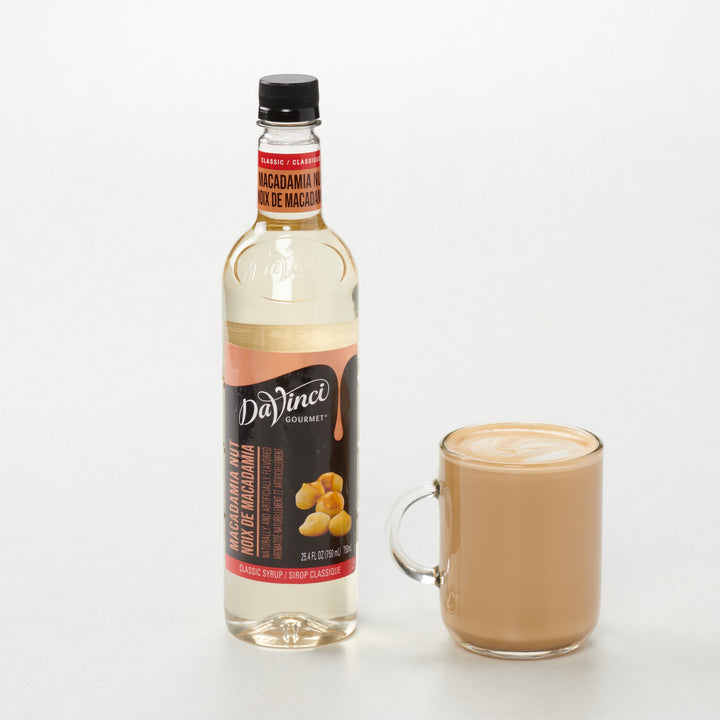 Davinci Gourmet Gourmet Macadamia Syrup-750 Milliliter-4/Case