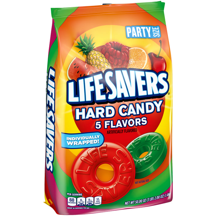 Lifesavers 5 Flavors Hard Candy Stand Up Pouch-50 oz.-6/Case