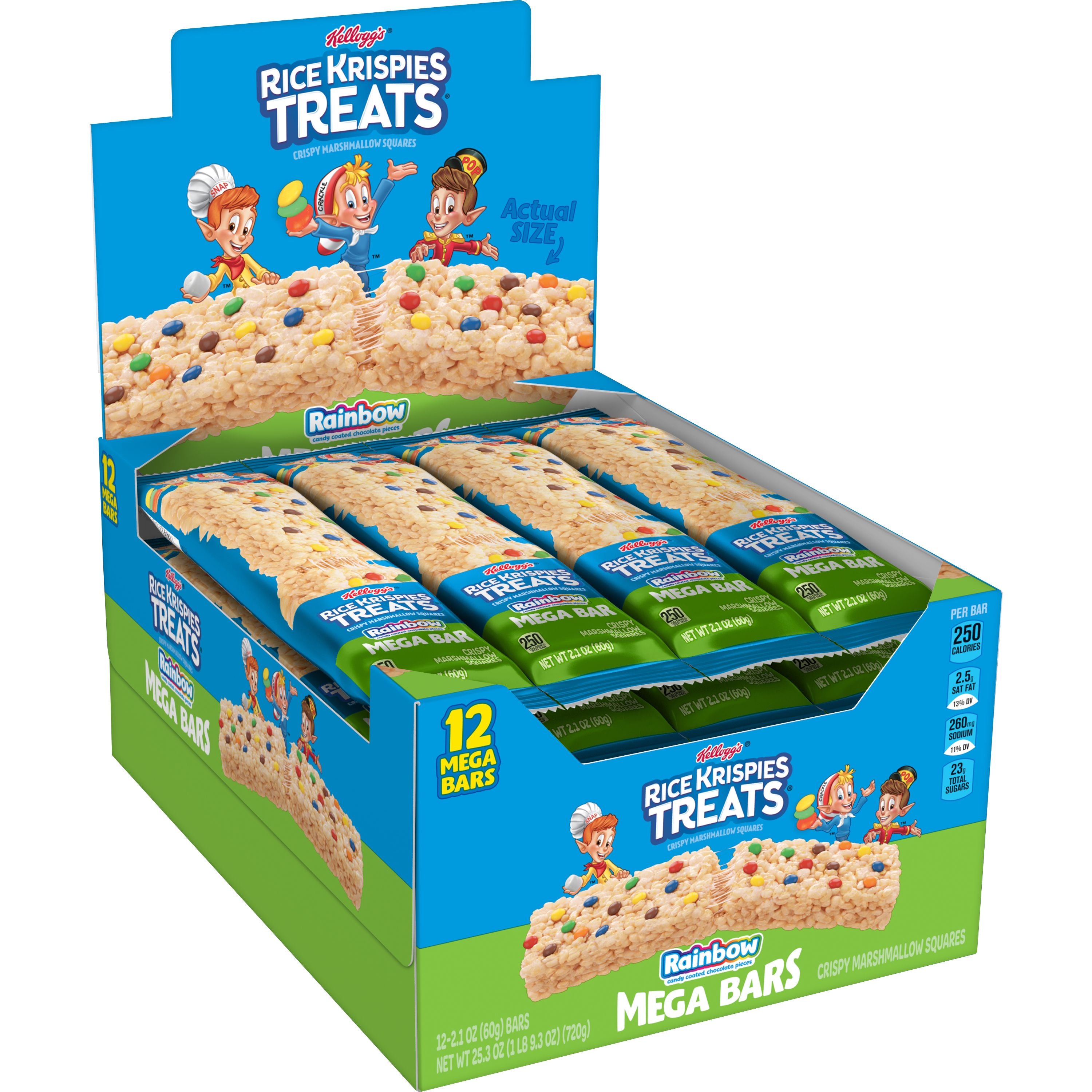 Kellogg's Rice Krispie Treats Original With Gems-2.1 oz.-12