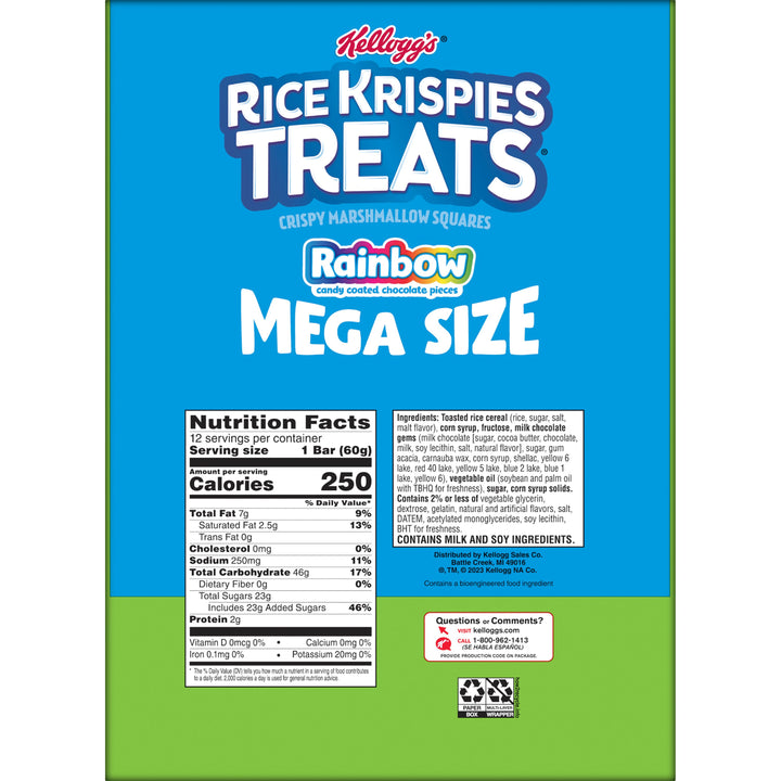Kellogg's Rice Krispie Treats Original With Gems-2.1 oz.-12/Box-6/Case