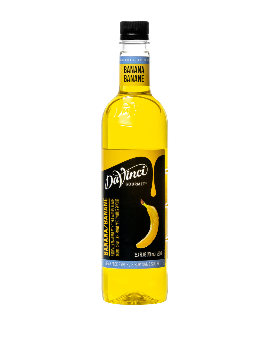 Davinci Gourmet Gourmet Sugar Free Banana Syrup-750 Milliliter-4/Case