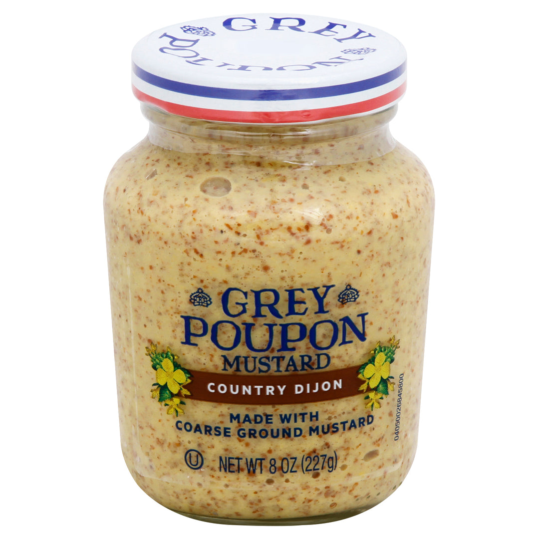 Grey Poupon Country Mustard Bottle-8 oz.-12/Case