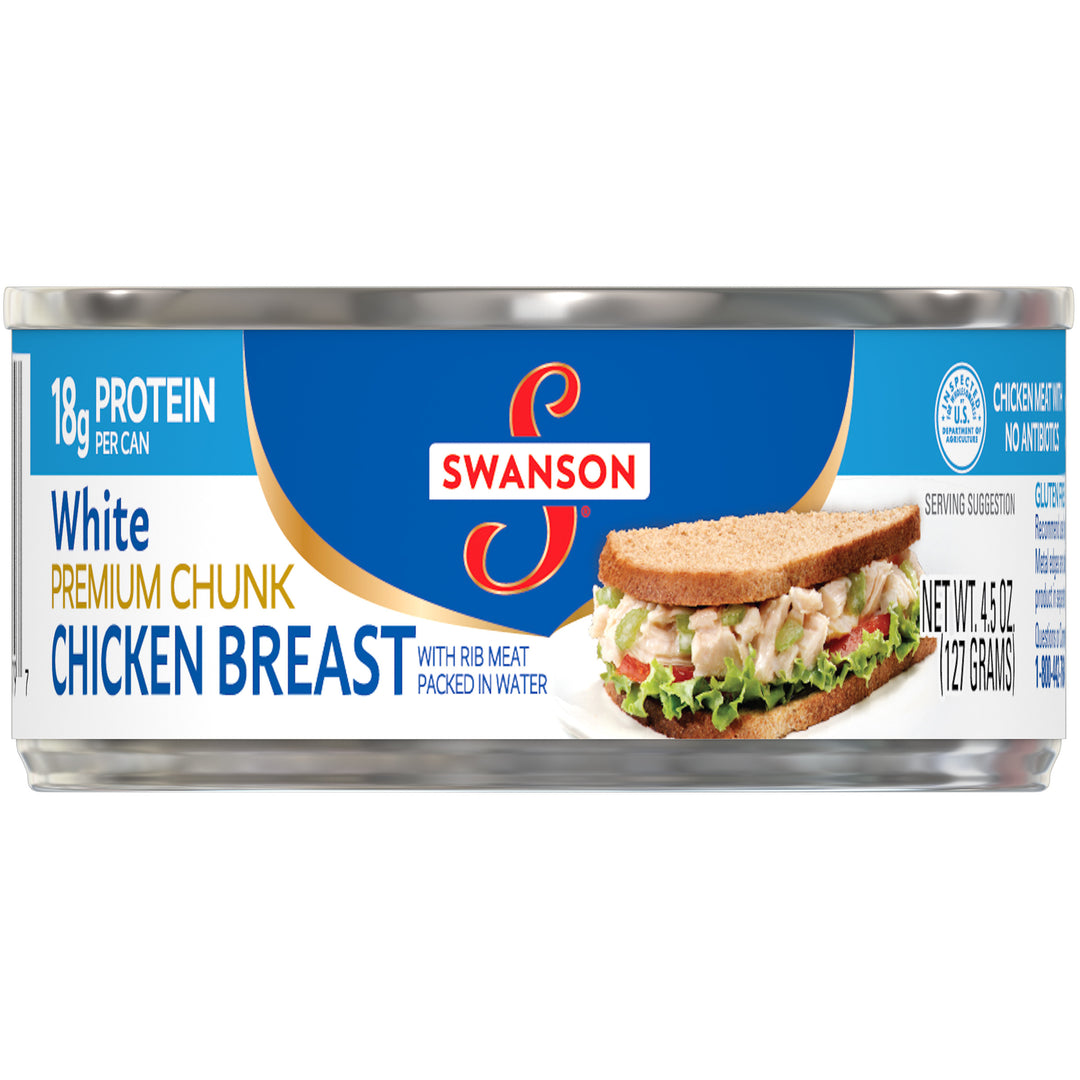 Swanson White Chicken Chunks-4.5 oz.-24/Case