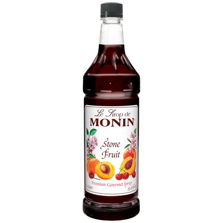 Monin Stone Fruit Syrup-1 Liter-4/Case