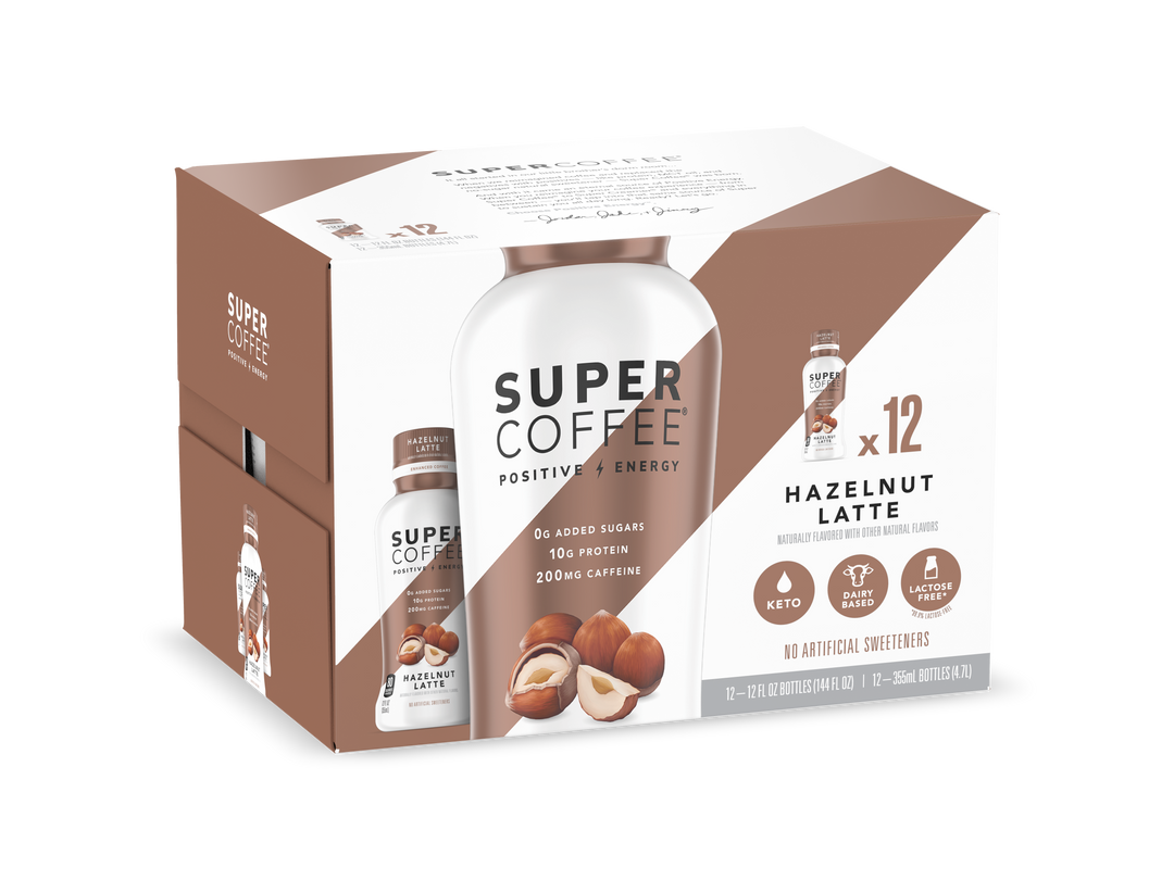 Super Coffee Maple Hazelnut Super Coffee-12 fl oz.s-12/Case