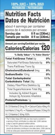 Sunberry Farms Pineapple Juice 100%-33.8 fl oz.-12/Case