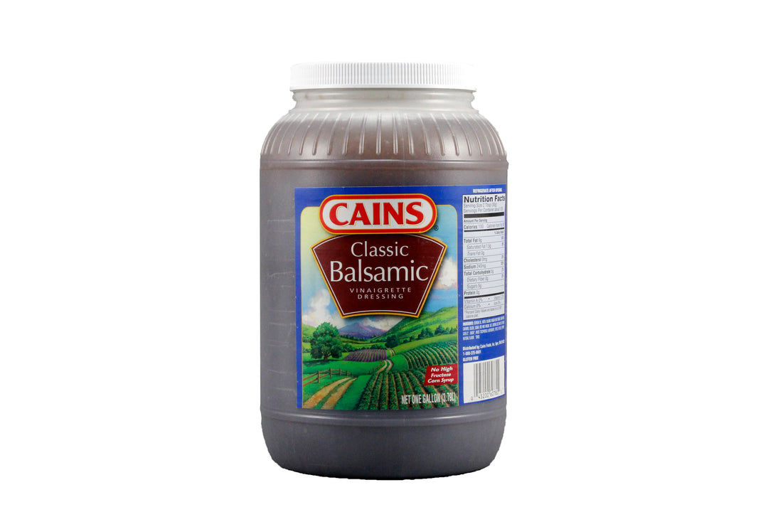 Cains Balsamic Vinaigrette Dressing Bulk-1 Gallon-4/Case
